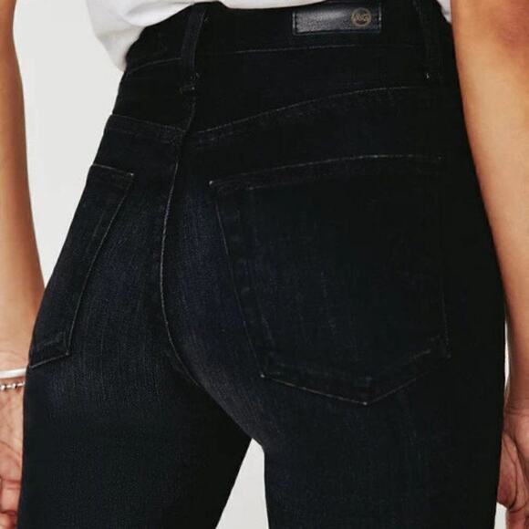 AG Adriano Goldschmied Alexxis Jean, 2 Years Dropout  High waisted Dark Jeans 28 - Picture 5 of 8